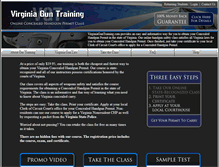 Tablet Screenshot of onlineguntraining.com